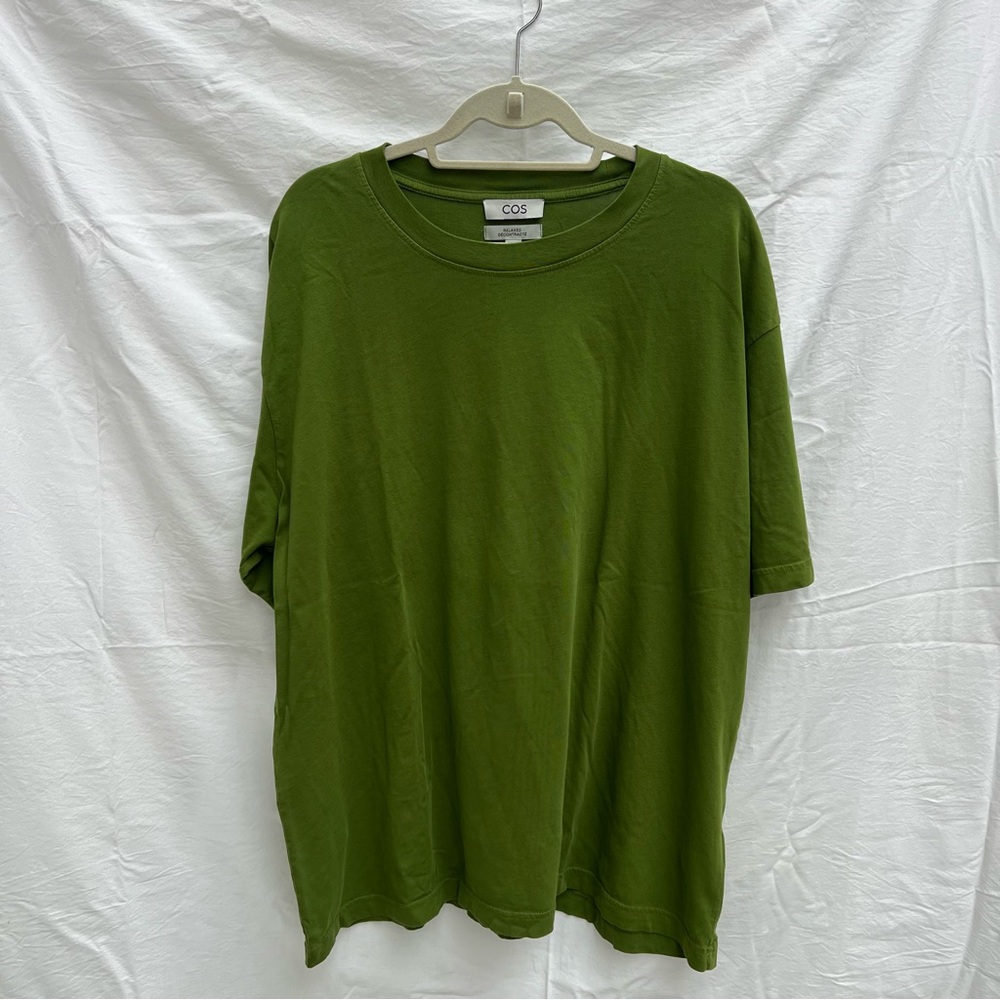 COS Relaxed Green T Shirt size XL